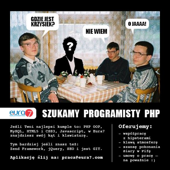 programista poszukiwany