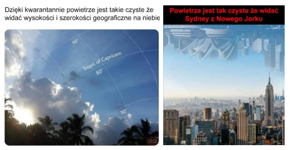 memy o czystym niebie