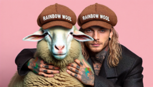 Bill Kaulitz wspiera firmę Rainbow Wool i Kampanie Reklamowe ekstrawaganckich ubrań